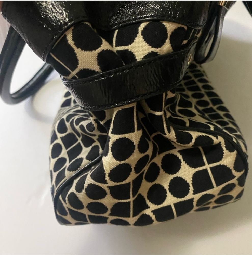 Kate Spade Vintage Rare Black & Yellow Handbag (EUC) - Picture 9 of 16